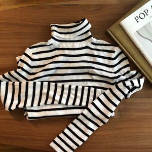Top shop striped turtleneck